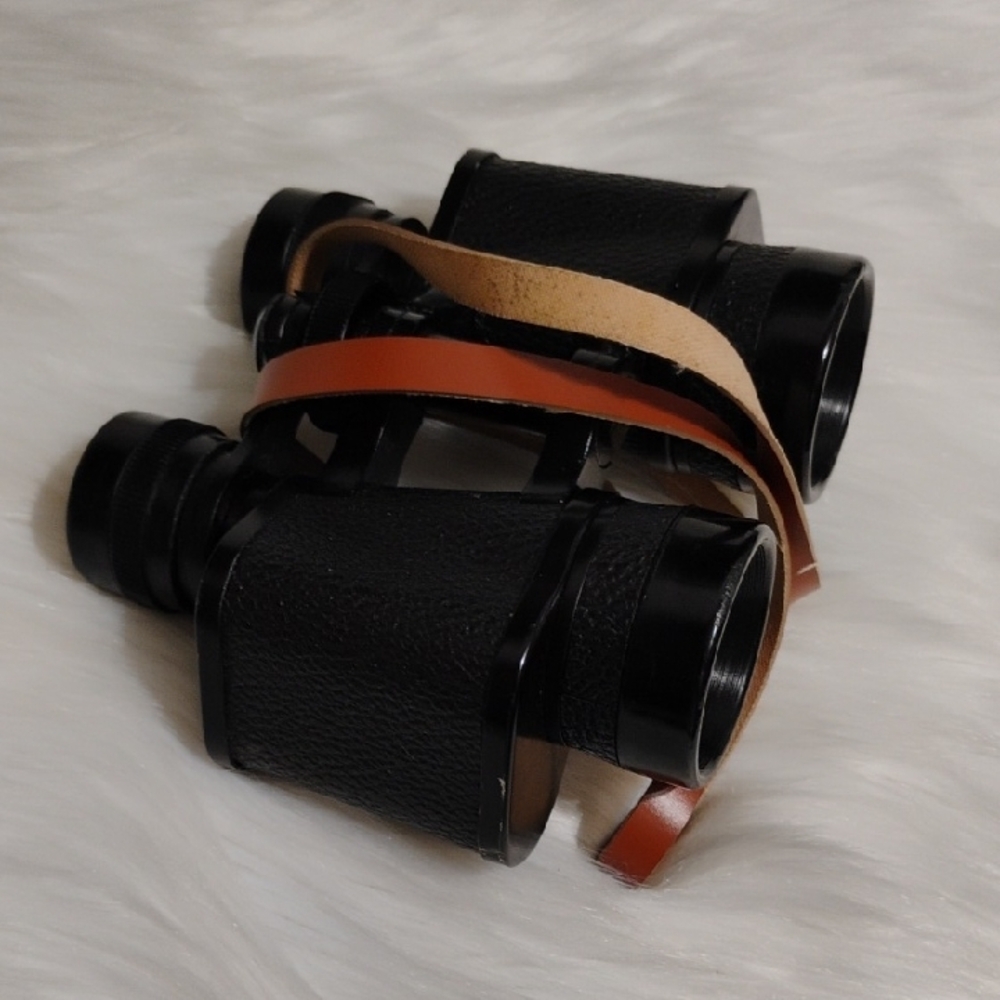 SPI Black Binoculars with Tan Strap 7x35 - Picture 8 of 8